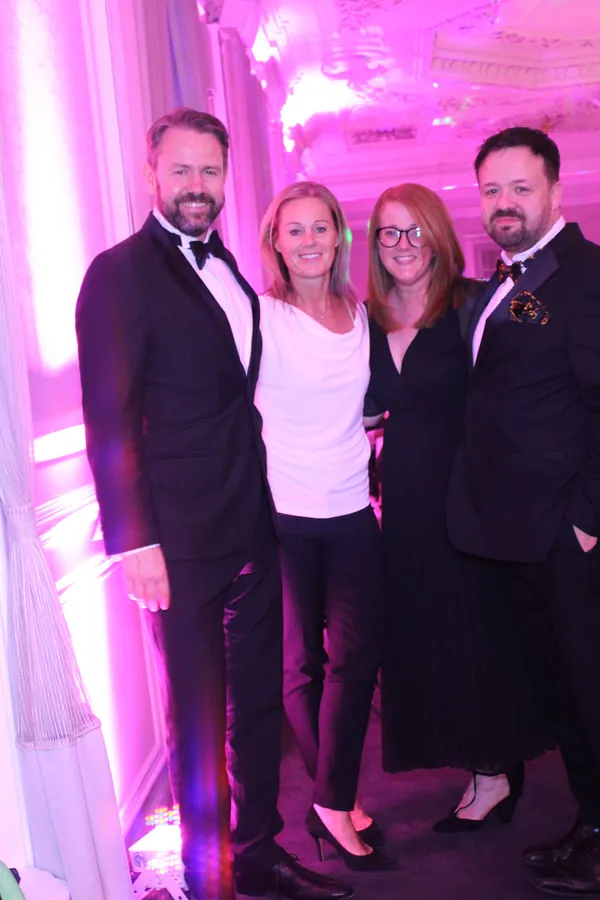 Elegant table setting at Ladies' Night